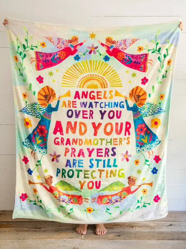 [BLKT000064] Cozy Blanket Grandmas Prayers