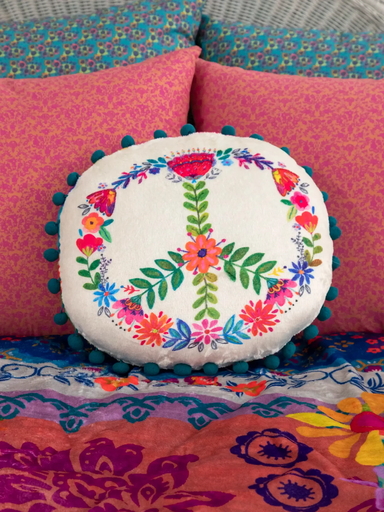 [PLW000081] Cozy Pillow Peace Sign