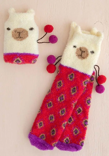 [SOCK088] Cozy Sock Llama