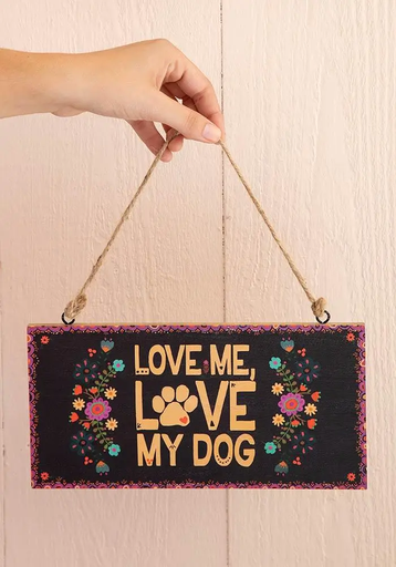 [SIGN004] Cuadro madera Perrito