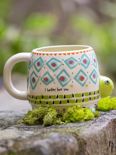 [MUG000075] Folk Mug Turtle