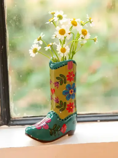 [VASE000029] Bota con florero Cutes Little Bud