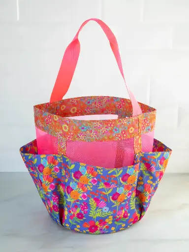 [BTH00005]  Organizador de ducha azul y rosa