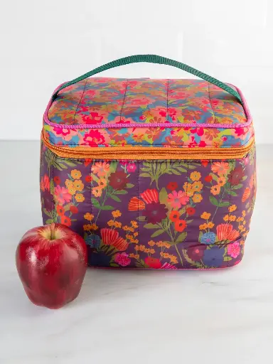 [KTT000160] Puffy Lunch Bag Blue Pink C