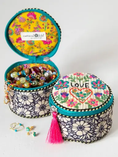 [BAG000189] Jewelry Rounds Cream Love