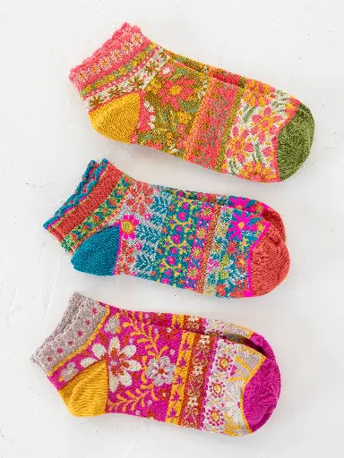 [SOCK000085] Ankle Socks Mustard
