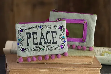 [CPRS081] Gypsy Id Pouch Peace