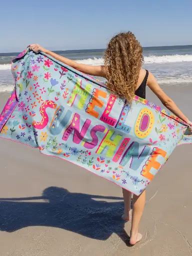 [BTWL000136] Yoga/Beach Towel Slat Blue He