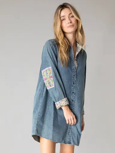 [LHDRS002853] Rocky Denim Dress S