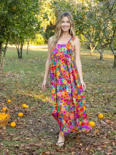 [LHDRS002883] Tricia Maxi Dress XS Bright