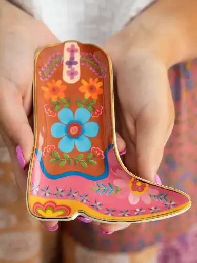 [DSH000074] Plato de baratijas en forma de bota