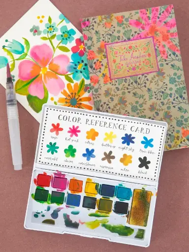 [KIT000017] Cuaderno de acuarela y bocetos de viaje