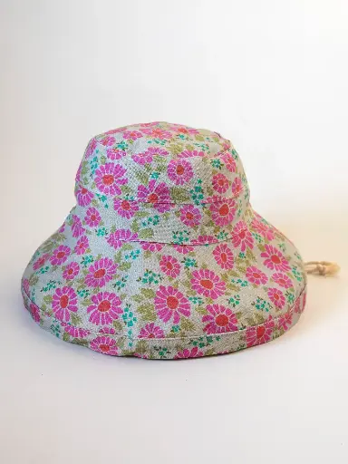 [HAT000097] Sombrero de pescador Sunny Day con diseño floral