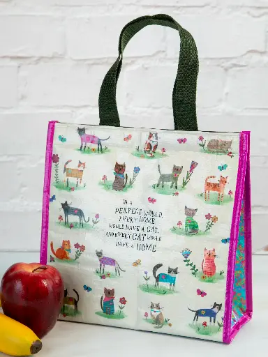 [KTT000225] Bolsa térmica para el almuerzo con diseño de perro color crema