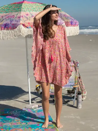 [KFT000023] Kaftan Rosada XXL