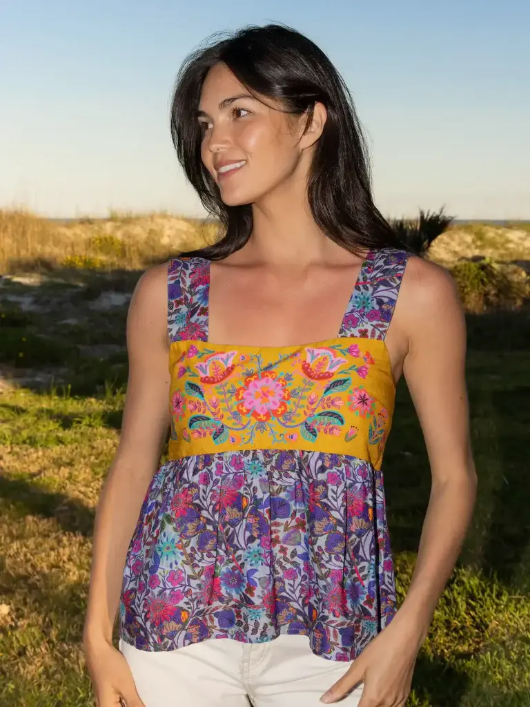 Blusa Patsy M Mosztaa 100% rayon | Gift Shop by Matty G