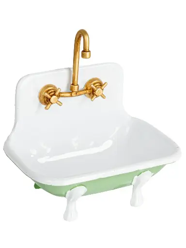 [BTH000009] Jabonera Vintage bañera Metal