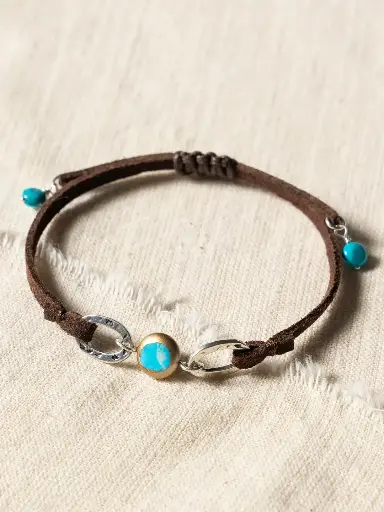 [JWL00007] Collar con borla Turquesa
