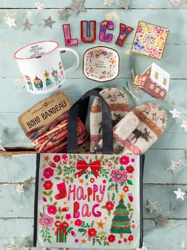 [GBAG000234] Bolsitas Medianas de Happy Holidays