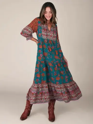 [LHDRS003497] Vestido Nova Maxi L Riviera Francesa