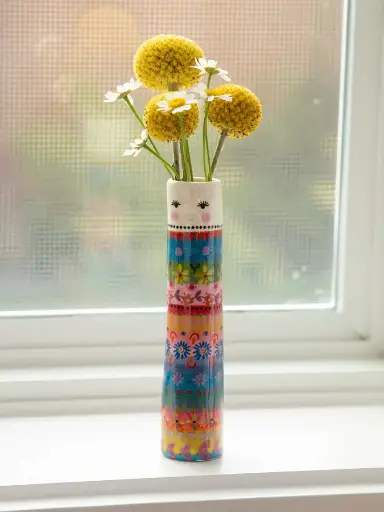 [VASE000015] Florerito hecho a mano Little Lady