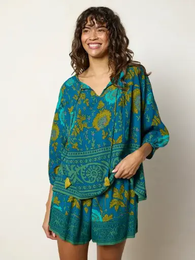[SHRT000147] Shorts Maritza M en Azul y verde