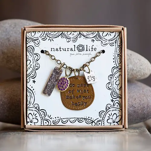 [N164] Junk Market Necklace Box: do more of what makes you happy
